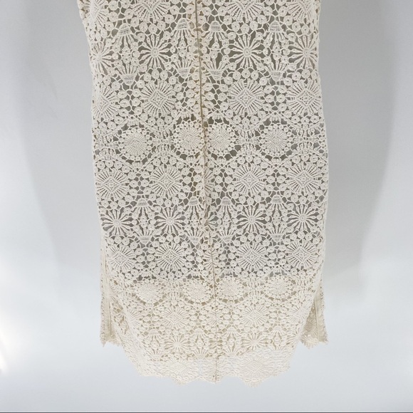 Tory Burch Trixy Ivory Crochet Dress Size XS - Picture 8 of 11